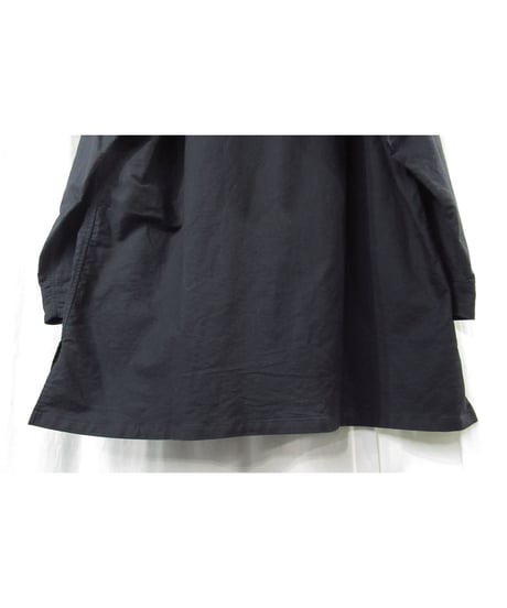 BLACK Scandal yohji yamamoto pour homme ラグランスリーブデザイン コットンブラウス（HR-B12-005）
