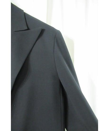 04ss yohji yamamoto +noir ピークドラペルシンプルジャケット NZ-J03-102