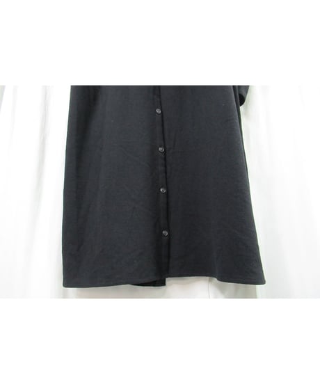 19aw yohji yamamoto pour homme フライフロントデザイン ウール ロングブラウス（HC-B23-106）