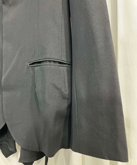 2019AW yohji yamamoto +NOIR バックフリルジャケット（NC-J16-132）