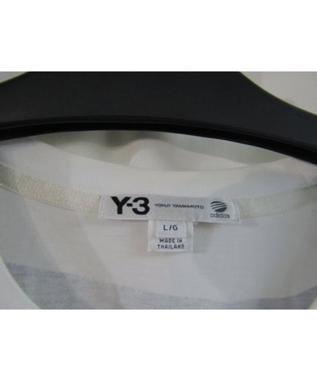 Y-3 yohji yamamoto ネクタイプリントデザインカットソー