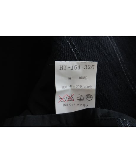 94ss yohji yamamoto pour homme vintage ストライプ 切替えデザインジャケット HT-J54-326