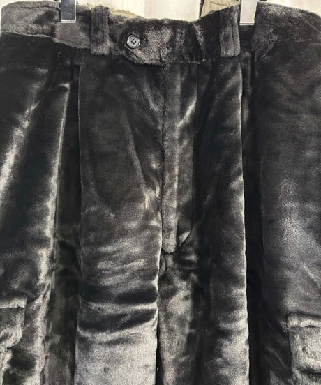 1997AW yohji yamamoto pour homme vintage ミリタリーフェイクファーパンツ（HI-P33-916）
