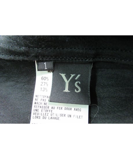 Y’s yohji yamamoto 切替えデザインブラウス YT-B11-208