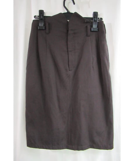 90's Y's yohji yamamoto vintage ひざ丈ウエストデザインタイトスカート YF-S18-103