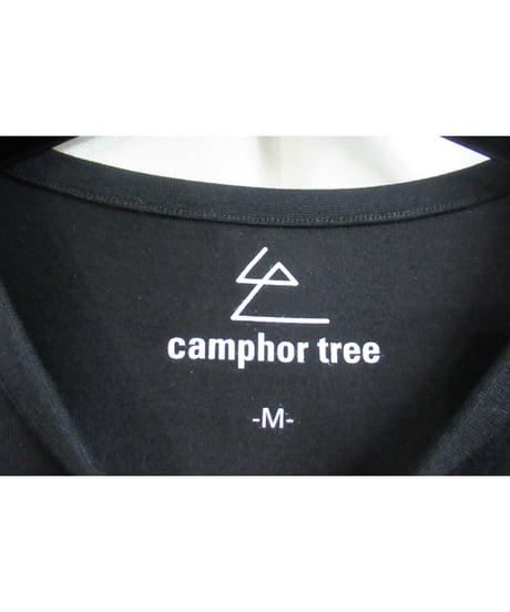 camphor tree 黒  裾レイヤードデザインカットソー M size