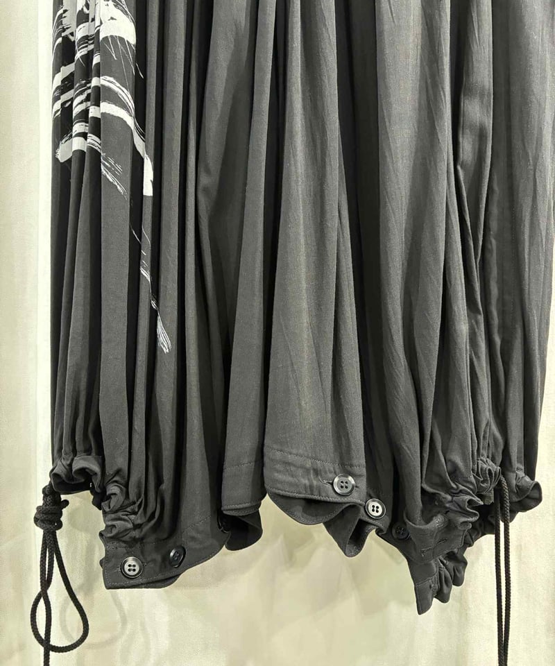 BLACK Scandal yohji yamamoto レーヨン ロングスカート（NH-S1