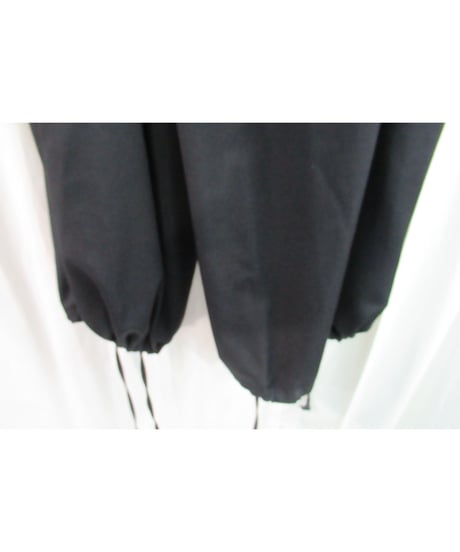 2014AW yohji yamamoto pour homme 黒 デザインバルーンパンツ　HF-P25-100