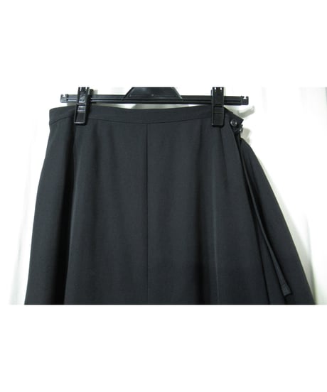18aw yohji yamamoto femme アシメトリーデザイン サルエル ラップパンツ（FV-P07-100）