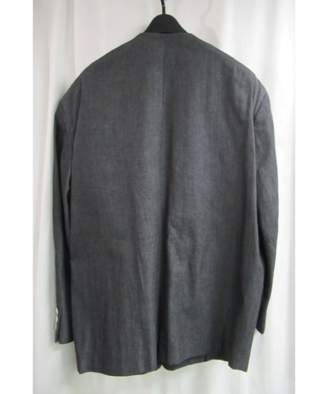 80's COMME des GARCONS HOMME PLUS vintage 変わりボタン ノーカラージャケット PJ-11030S