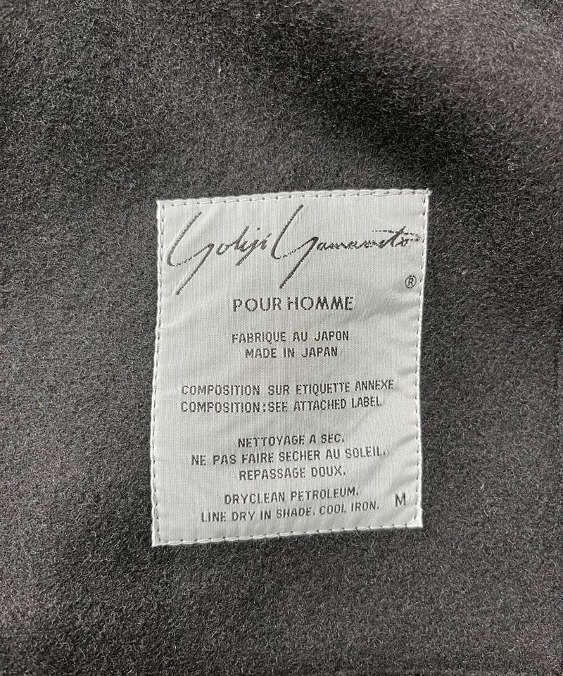 1980's yohji yamamoto pour homme vintage ハーフコート