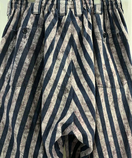 2018SS yohji yamamoto pour homme ストライプパンツ（HW-P37-016）