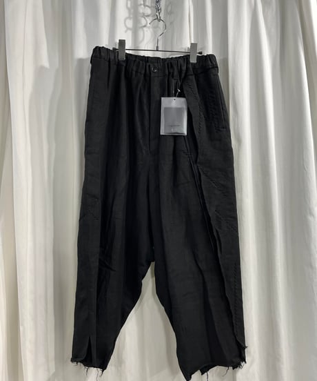 2022SS yohji yamamoto pour homme デザインサルエルパンツ（HG-P14-800）