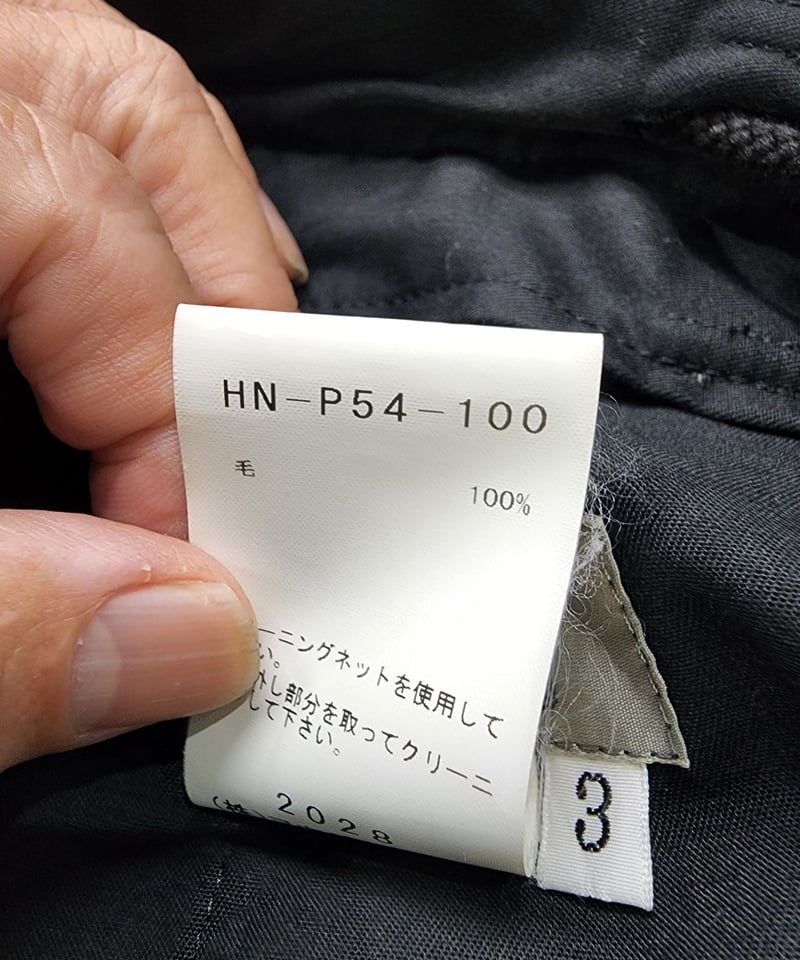 2020ss yohji yamamoto pour homme 黒 デザインパンツ (HN 2020ss yohji yamamoto pour homme 黒 デザインパンツ (HN