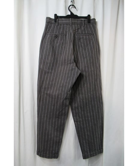 94ss yohji yamamoto pour homme vintage ストライプ テーパードパンツ（HT-P02-036）