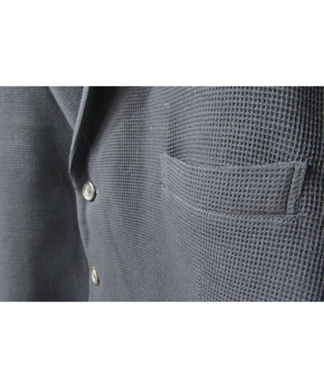 95aw yohji yamamoto pour homme vintage 鹿鳴館期 紺 ニット切替えデザインセットアップ（HE-J29-128）
