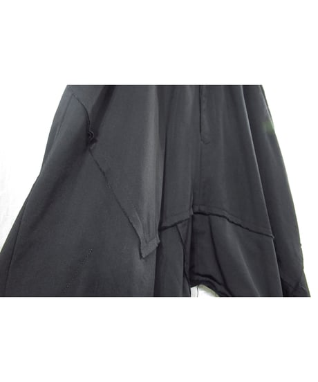 15aw yohji yamamoto pour homme 切りっぱなし 裾レイヤードデザイン サルエルパンツ（HY-P1）