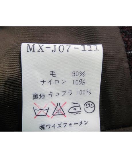 新品未使用 90's Y's for men yohji yamamoto vintage ツイードジャケット MX-J07-111