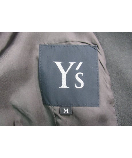90’s Y's yohji yamamoto vintag カーキ Aラインシンプルコート YI-C06-115
