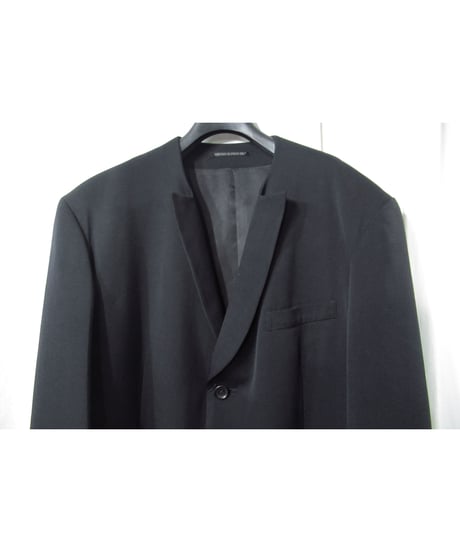 96aw yohji yamamoto pour homme vintage 襟デザイン ロングジャケット（HG-J10-123）