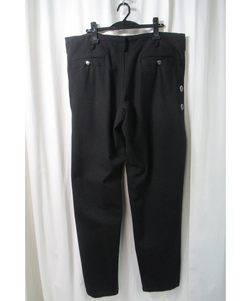 yohji yamamoto pour homme 黒 レプリカ アイレットヒモワイド