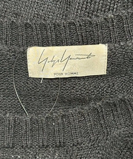 2014AW yohji yamamoto pour homme ニット（HF-K19-184）