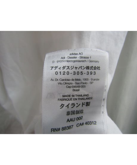 Y-3 yohji yamamoto Vネックバックプリントカットソー 3C-3