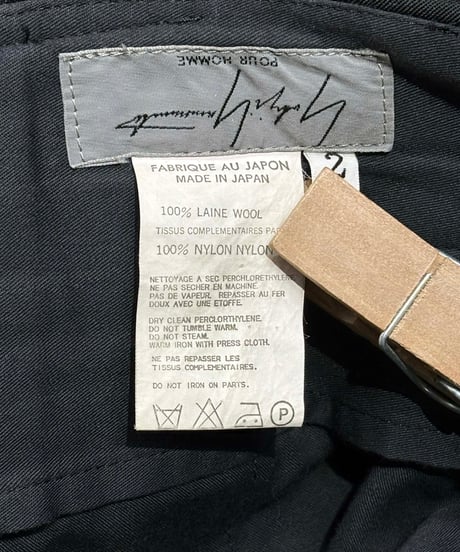 2000SS yohji yamamoto pour homme 脇テープパンツ（HB-P78-109）