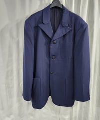 1988aw yohji yamamoto pour homme 紺 ビートルズ 3釦 ジャケット  (yy-j001)