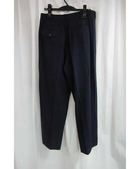 80's COMME des GARCONS HOMME PLUS 紺 vintage サイドテープパンツ　PP-05017M
