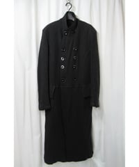 07aw yohji yamamoto pour homme スタンドカラー ダブル ロングジャケット（HX-J67-137）