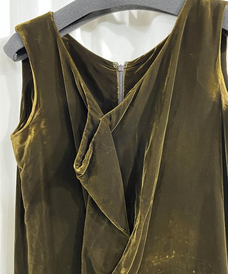 2000AW yohji yamamoto +NOIR ベロアノースリーブワンピース（NT-D15-203）