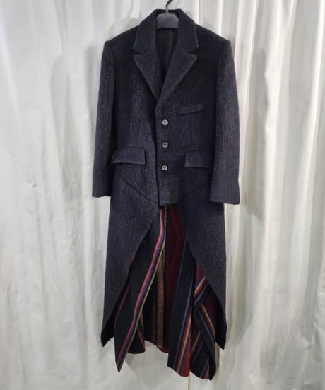 美品1995aw yohji yamamoto femme M's collection  vintage レイヤードロングジャケット (FE-J20-121)