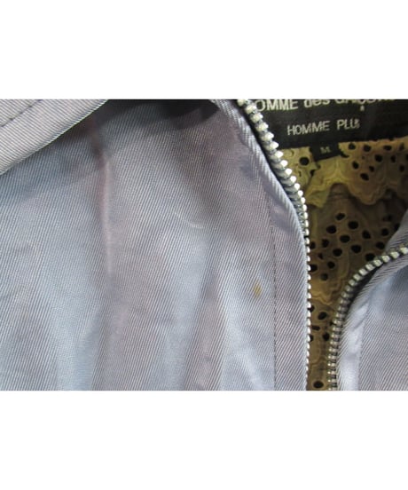 AD1998 COMME des GARCONS HOMME PLUS 裏地フリルデザインブルゾン PJ-100810