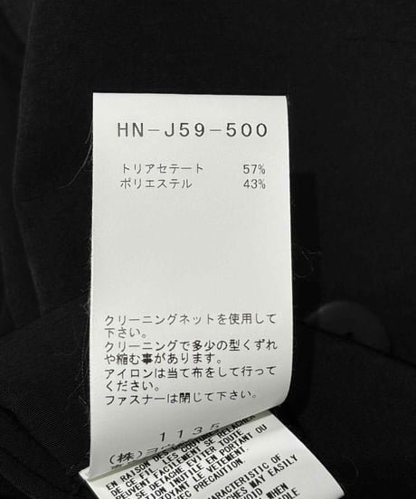 2020SS yohji yamamoto pour homme ポケットデザイン ダブルファスナージャケット（HN-J59-500）