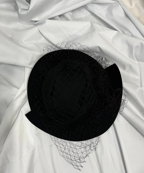 箱付き 1990's yohji yamamoto femme ネットデザインハット（F-H-050xxx）