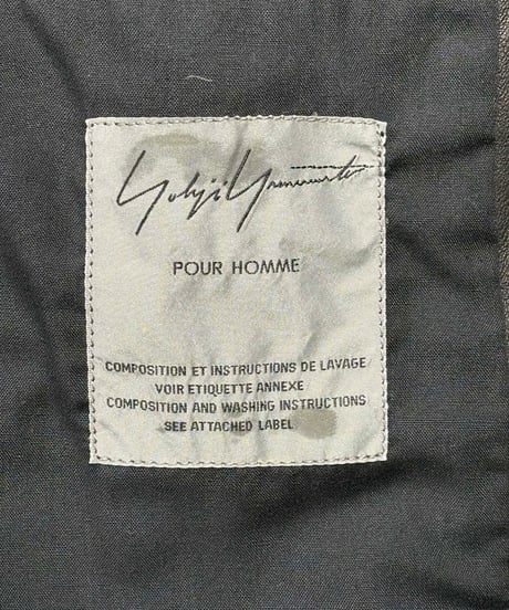 未使用 2010SS yohji yamamoto pour homme レザージャケット（HJ-J59-751）
