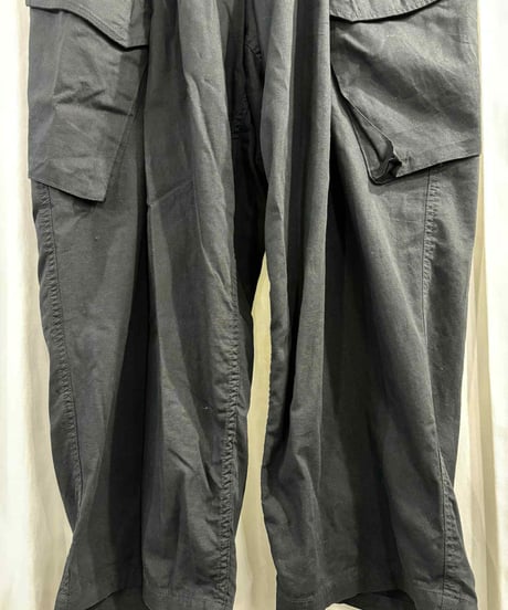 2023SS BLACK Scandal Yohji Yamamoto ミリタリーパンツ（HZ-P95-041）