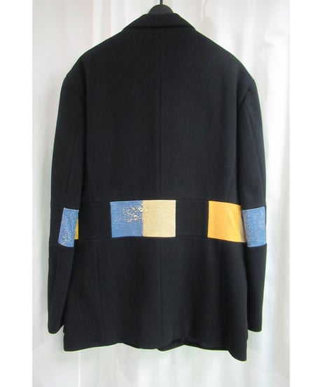 難あり 91aw yohji yamamoto pour homme vintage 黒 ウルトラマンジャケット HJ-33