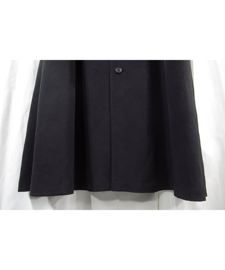 20ss yohji yamamoto pour homme シグネチャーペイント スタンドカラーロングドレス（HN-D26-500）