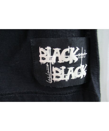 17ss BLACK and BLACK yohji yamamoto +noir  バックプリントデザインカットソー ND-T60-074