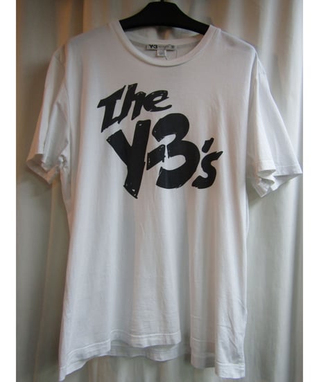 Y-3 yohji yamamoto 白 [The y-3's]プリントTシャツ 3T-3