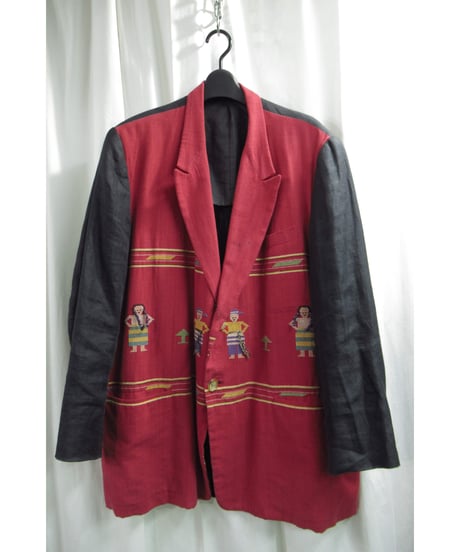 93ss yohji yamamoto pour homme vintage グアテマラ刺繍ジャケット（HJ-12）