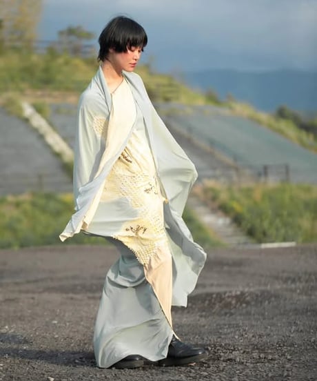 1995SS yohji yamamoto femme vintage 着物ワンピース（FB-D02-663）