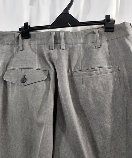 難あり 1995ss yohji yamamoto pour homme グレー スナップ釦 セットアップスーツ　(HB-J27-124)