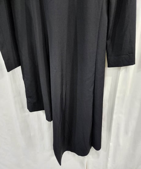 2017aw yohji yamamoto femme 黒 アシンメトリーロングジャケット （FK-J15-100）