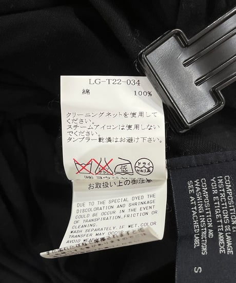 LIMI feu yohji yamamoto デザインワンピース（LG-T22-034）