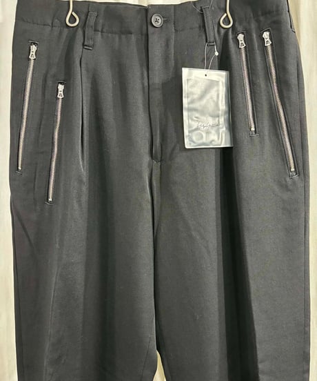 未使用 2019SS yohji yamamoto pour homme ファスナーポケットパンツ（HH-P38-100-2）