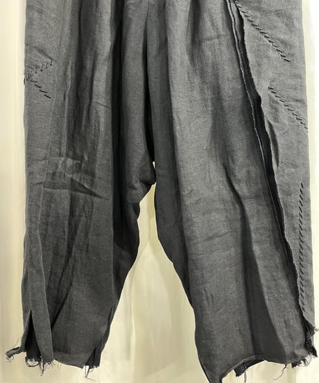2022SS yohji yamamoto pour homme デザインサルエルパンツ（HG-P14-800）