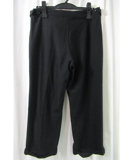 yohji yamamoto+noir クロップドシンプルパンツ ND-P04-101